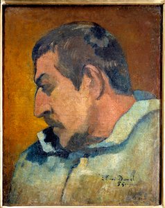 自画像。ポール・ゴーギャン（1848-1903）の絵画 作： Paul Gauguin