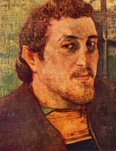 自画像、1888-1889、1936 作： Paul Gauguin