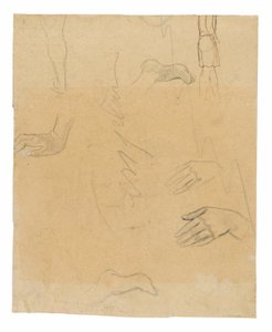 人物・手・足の素描（絵「あはおえfeii?」関連） 作： Paul Gauguin