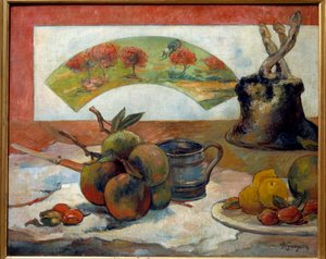 静物にはファンがいる。ポール・ゴーギャン（1848 - 1903）の絵画 作： Paul Gauguin