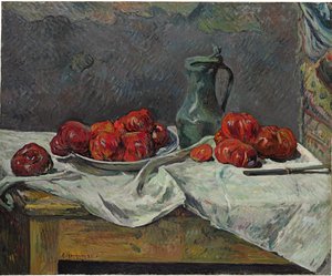 トマトのある静物、1883 作： Paul Gauguin