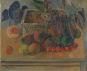 静物。 1899 作： Paul Gauguin