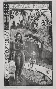 タヒチシリーズ: 喜びの国 作： Paul Gauguin