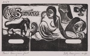 タヒチシリーズ：笑顔 作： Paul Gauguin