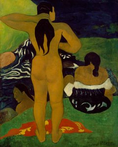 タヒチの女性の入浴 作： Paul Gauguin