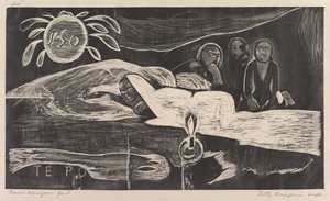 Te Po、1893-94。 作： Paul Gauguin