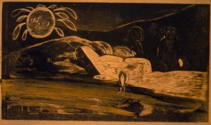 Te Po、1893年ジャク、1893年ジャク。 作： Paul Gauguin