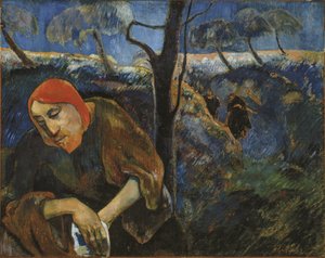ゲッセマネの園のキリスト、1889年。 作： Paul Gauguin