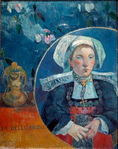 美しきアンジェール（油彩・キャンバス 作： Paul Gauguin
