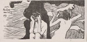 ブラックロックス。 作： Paul Gauguin