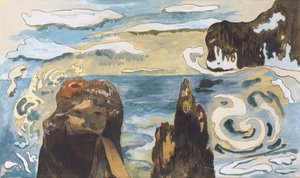 ブラックロックス、1889年 作： Paul Gauguin
