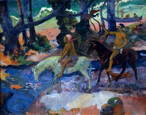 フォードザフライト、1901年。 作： Paul Gauguin