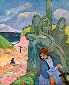 緑のキリスト、1889年1939年。 作： Paul Gauguin