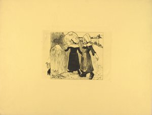 ブルターニュの喜び 作： Paul Gauguin