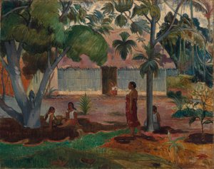 大きな木 作： Paul Gauguin