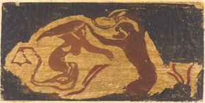 人魚と猿 作： Paul Gauguin