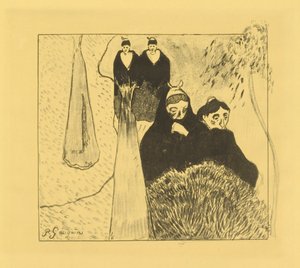 アルルの老婦人 作： Paul Gauguin