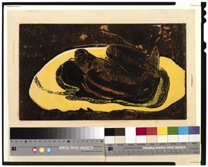 スペクターは彼女を見守る、1893-94 作： Paul Gauguin