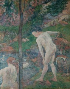 入浴者 作： Paul Gauguin