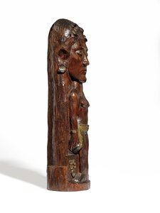 テレーズ、c.1902-3（刻まれたミロの木、金メッキ、銅の釘）（2835560-1も参照） 作： Paul Gauguin