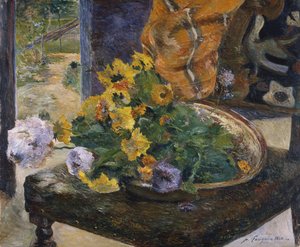 花束を作るには、1880 作： Paul Gauguin