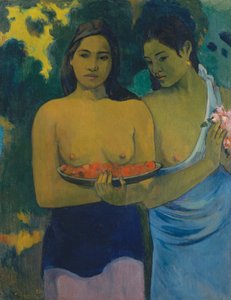 二人のタヒチ女性 作： Paul Gauguin