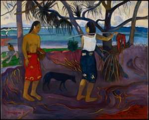 パンダナスの下で 作： Paul Gauguin
