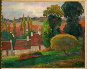 ブルターニュの農場 作： Paul Gauguin