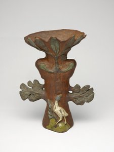 エキゾチックな植物の形をした花瓶、1886-87 作： Paul Gauguin