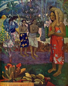 あいさつ、メアリー、1936 作： Paul Gauguin