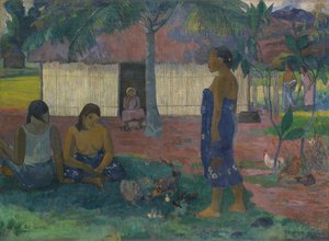なぜ怒ってるの？ 作： Paul Gauguin