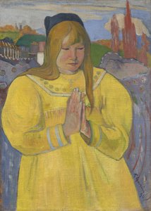 若いキリスト教の少女、1894 作： Paul Gauguin
