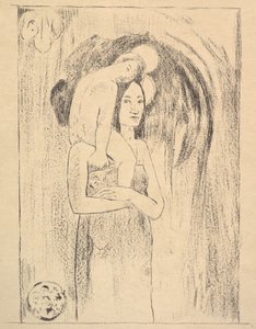 ラ オラナ マリア、1894-95 年。 作： Paul Gauguin