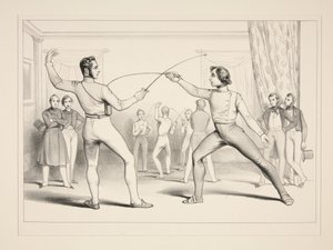 剣術の稽古 作： ポール・ガヴァルニ