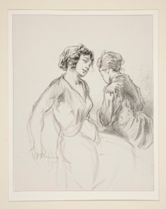 （彼女は後で何をしますか？） 作： Paul Gavarni