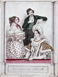 ブッフルのあるロッジ、V.1835 - by Gavarni 作： Paul Gavarni