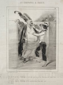 カーニバル、1841-1843。 作： Paul Gavarni
