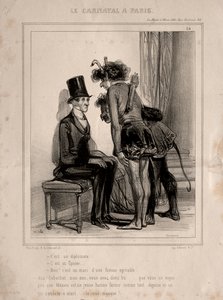 カーニバル、1841年。 作： Paul Gavarni