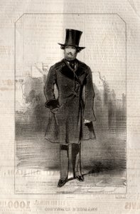 コスチュームdヒューマン、1843年。 作： Paul Gavarni