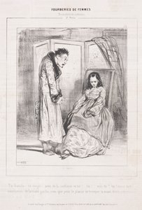 女性の欺瞞: 感情の問題で 作： Paul Gavarni