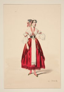 ITALIENISCHE. Wollkleid,... 作： ポール・ガヴァルニ