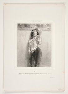 彼は多くのことを許されるでしょう。 作： Paul Gavarni