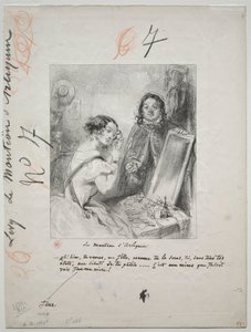 道化師のコート：まあ！あなたが見るでしょう、私の娘...、1852年。 作： Paul Gavarni