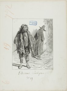 Les Propos de Thomas Vireloque: 成長したフィガロがバジーレになる 作： Paul Gavarni