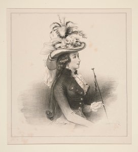 1787年のパリモード 作： Paul Gavarni