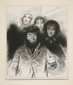 私の娘たちは私のように見えますが、そうではありません 作： Paul Gavarni