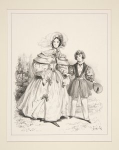 朝の過失。 1835年。 作： Paul Gavarni