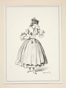 バビンによって実行された新しいGAVARNI COSTUME