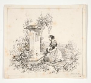 噴水の聖母 作： Paul Gavarni