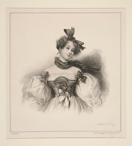 Rochersberg 農民の女性 作： Paul Gavarni